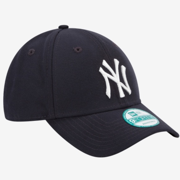 New Era MLB New York yankee 9Forty Adjustable Cap navy blue white Mens dad hat - Picture 4 of 5